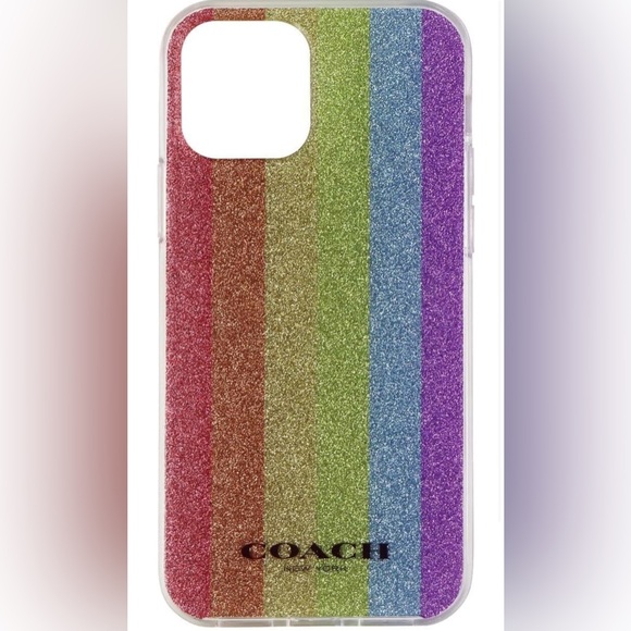 iPhone 12 Pro Max Coach Rainbow Pride Phone Case NEW - Picture 4 of 6